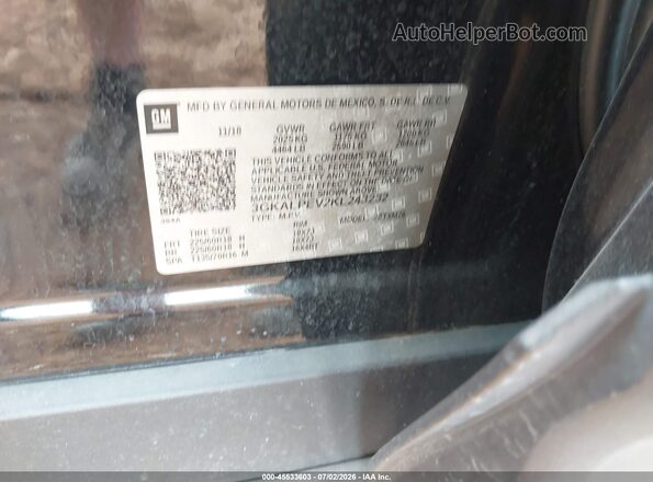 3GKALPEV2KL243232 2019 GMC TERRAIN Black Widok komory silnika