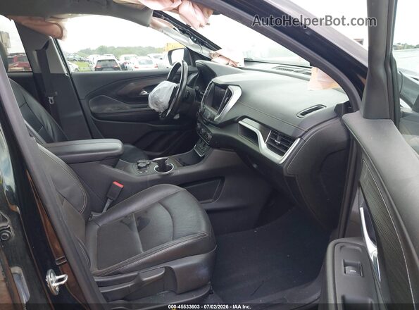 3GKALPEV2KL243232 2019 GMC TERRAIN Black Widok wnętrza z przodu