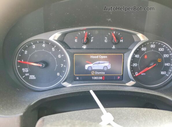 3GKALPEV2LL116014 2020 GMC TERRAIN White ხელსაწყოთა პანელის ხედი