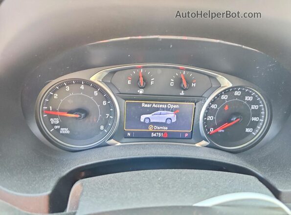 3GKALPEV2LL302815 2020 GMC TERRAIN Silver Instrument cluster view