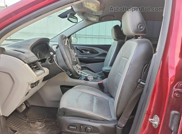 3GKALPEV3JL247451 2018 GMC TERRAIN Red Widok wnętrza z przodu
