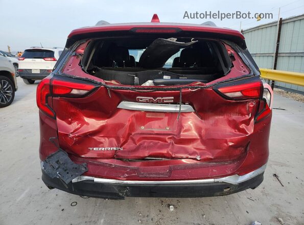 3GKALPEV3JL247451 2018 GMC TERRAIN Red Widok z tyłu
