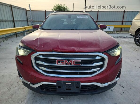 3GKALPEV3JL247451 2018 GMC TERRAIN Red Widok z przodu