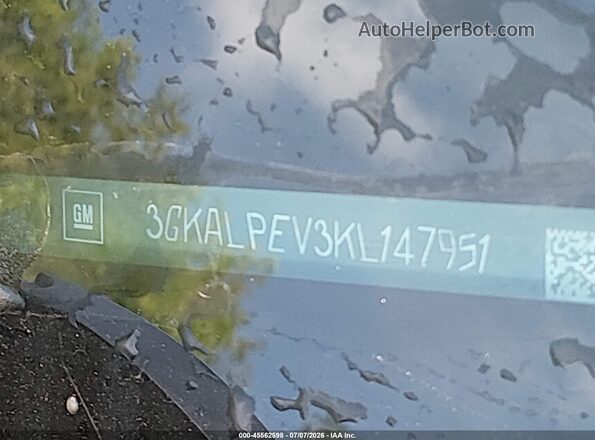 3GKALPEV3KL147951 2019 GMC TERRAIN Red Вид підкапотного простору