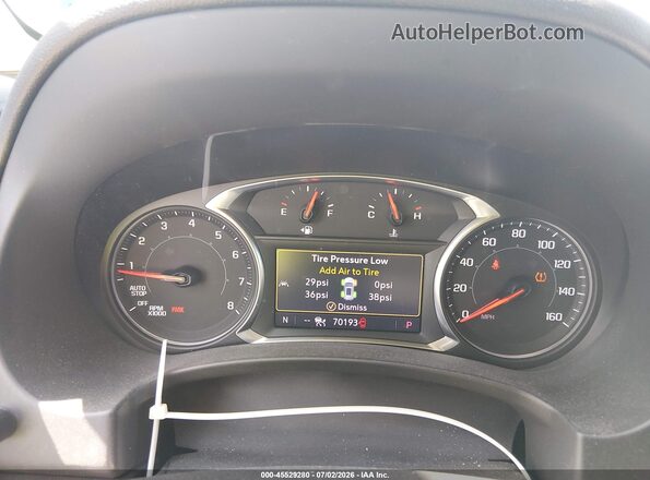 3GKALPEV3LL288715 2020 GMC TERRAIN Белый Вид задних сидений