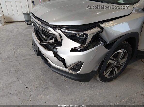 3GKALPEV4ML302350 2021 GMC TERRAIN Silver Вид спереду