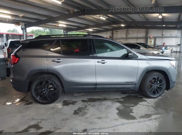 3GKALPEV4ML325143 2021 GMC TERRAIN Gray უკანა სალონის ხედი