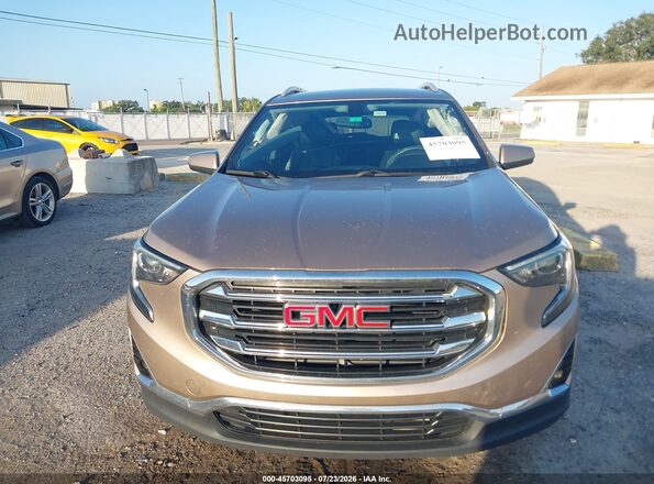 3GKALPEV5JL369910 2018 GMC TERRAIN Gray უკანა სალონის ხედი
