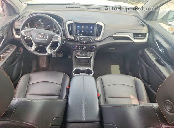 3GKALPEV5KL131573 2019 GMC TERRAIN White Dashboard view