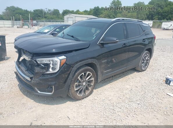 3GKALPEV5NL131870 2022 GMC TERRAIN Черный Передняя левая четверть