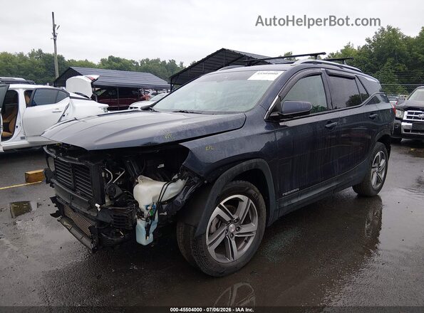 3GKALPEV6JL310509 2018 GMC TERRAIN Dark Blue წინა მარცხენა ხედი სამი მეოთხედიდან