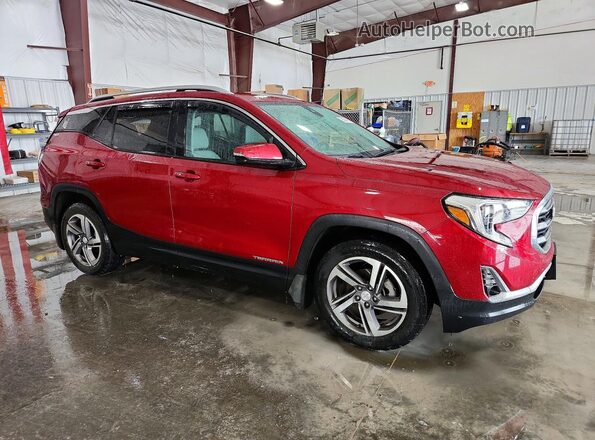 3GKALPEV6KL230192 2019 GMC TERRAIN Maroon წინა მარჯვენა
