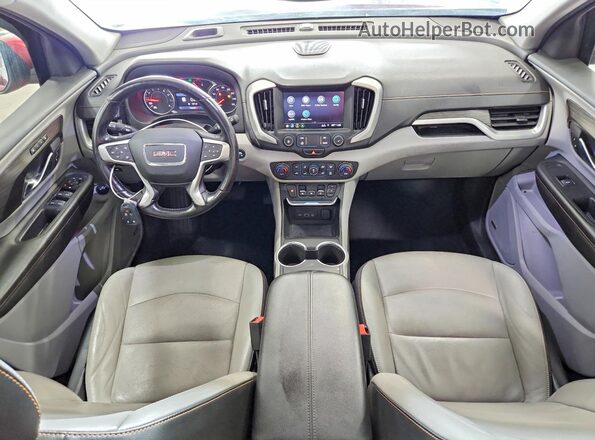 3GKALPEV6KL230192 2019 GMC TERRAIN Maroon წინა პანელის ხედი