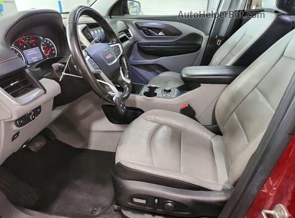 3GKALPEV6KL230192 2019 GMC TERRAIN Maroon წინა სალონის ხედი