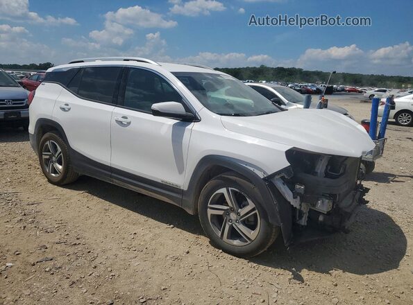 3GKALPEV6KL372316 2019 GMC TERRAIN Белый Передняя правая четверть