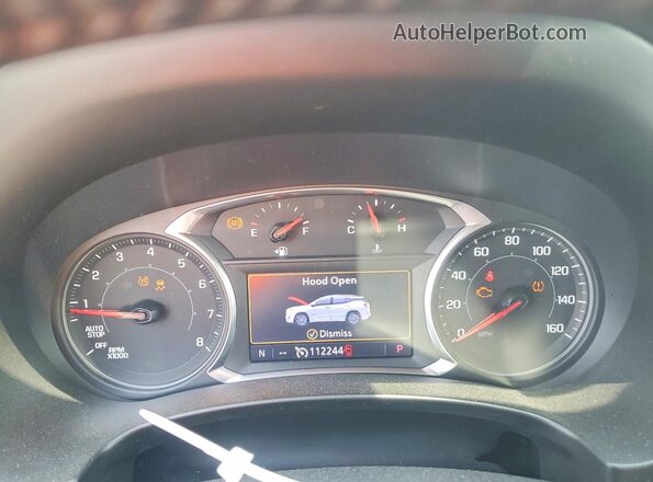 3GKALPEV6KL372316 2019 GMC TERRAIN Белый Вид щитка приборов