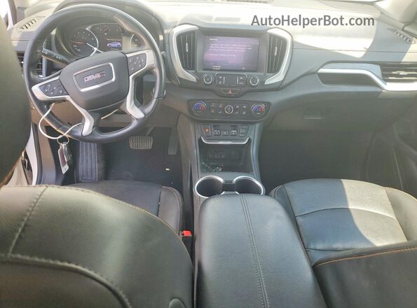 3GKALPEV6KL372316 2019 GMC TERRAIN Белый Вид панели приборов