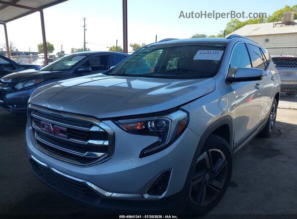 3GKALPEV6ML309333 2021 GMC TERRAIN Silver Vista tres cuartos delantera izquierda