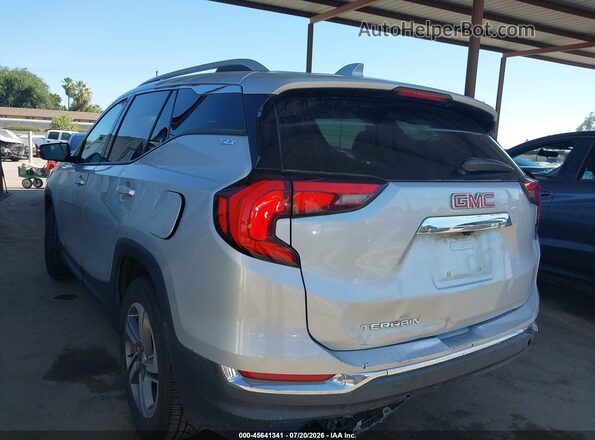 3GKALPEV6ML309333 2021 GMC TERRAIN Silver Trasero izquierdo