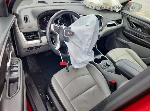 3GKALPEV6ML322714 2021 GMC TERRAIN Red წინა პანელის ხედი