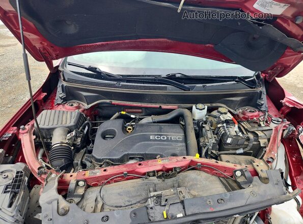 3GKALPEV6ML322714 2021 GMC TERRAIN Red ძრავის განყოფილების ხედი