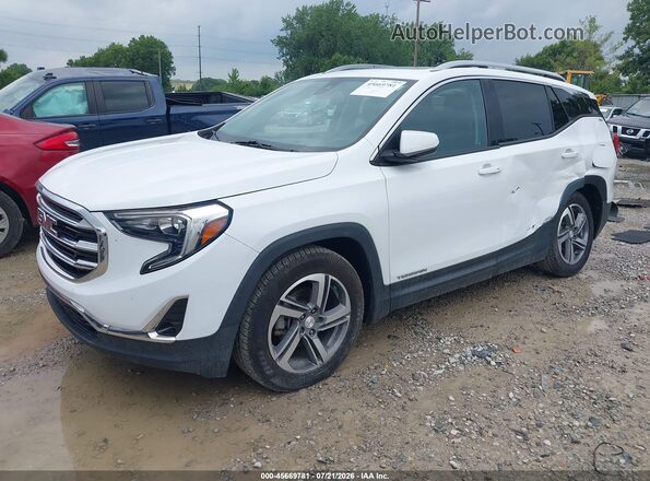 3GKALPEV6ML403244 2021 GMC TERRAIN Белый Передняя левая четверть