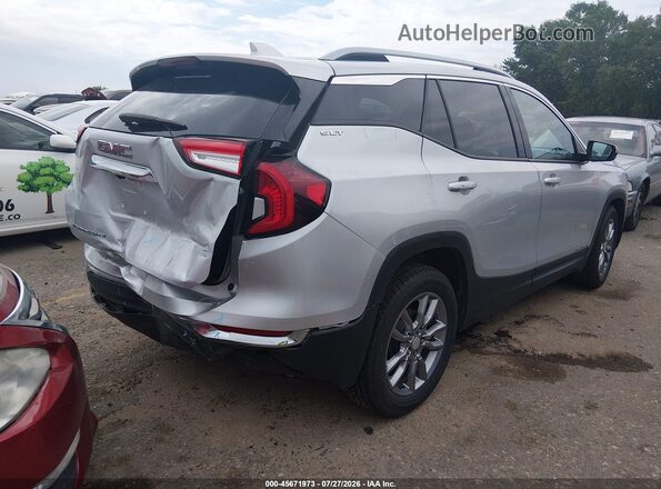 3GKALPEV7NL211395 2022 GMC TERRAIN Серебряный Задняя правая четверть