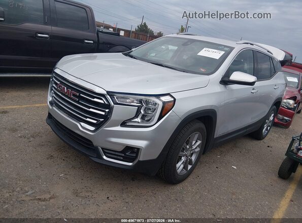 3GKALPEV7NL211395 2022 GMC TERRAIN Серебряный Передняя левая четверть