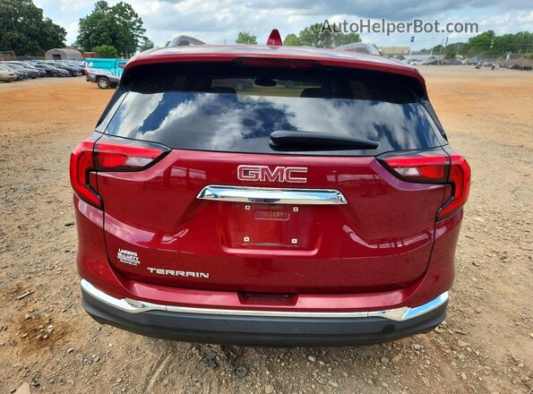 3GKALPEV8JL261491 2018 GMC TERRAIN Красный Вид сзади