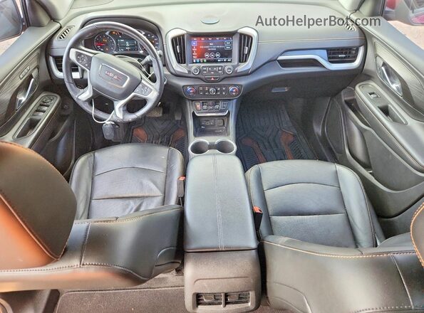 3GKALPEV8JL261491 2018 GMC TERRAIN Красный Вид панели приборов