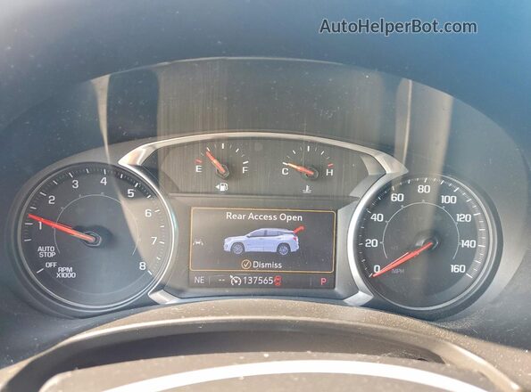 3GKALPEV8LL242586 2020 GMC TERRAIN White ხელსაწყოთა პანელის ხედი