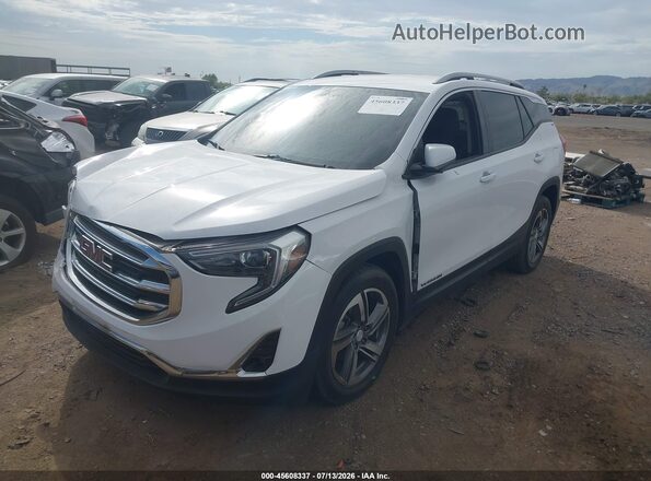 3GKALPEV9LL234481 2020 GMC TERRAIN Белый Передняя левая четверть