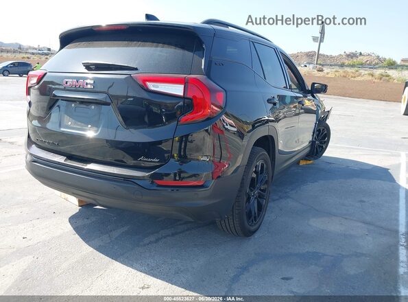 3GKALPEV9NL300157 2022 GMC TERRAIN Черный Задняя правая четверть