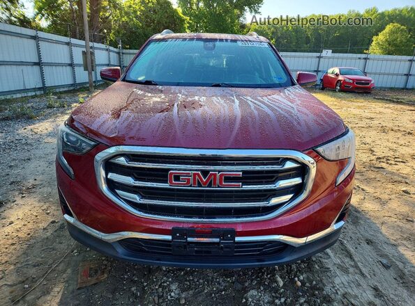 3GKALPEVXLL261396 2020 GMC TERRAIN Maroon Widok z przodu