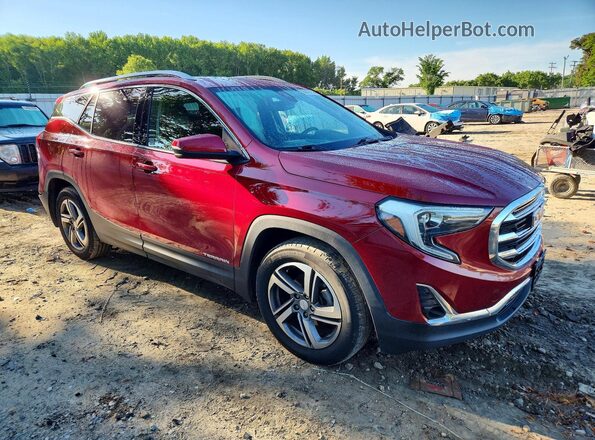 3GKALPEVXLL261396 2020 GMC TERRAIN Maroon Przód prawy