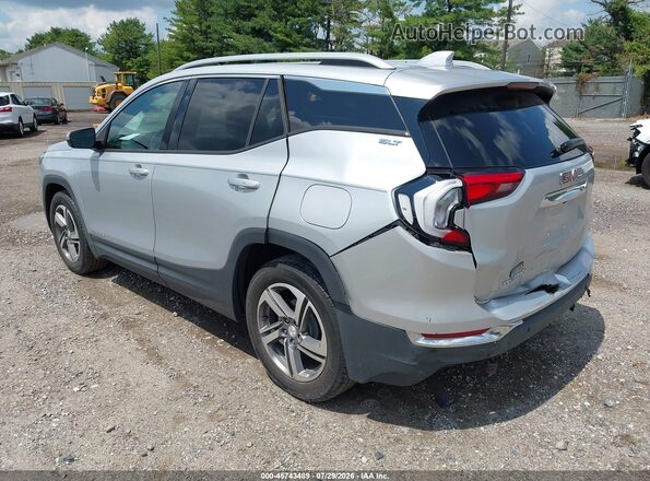 3GKALPEVXLL305784 2020 GMC TERRAIN Silver Trasero izquierdo