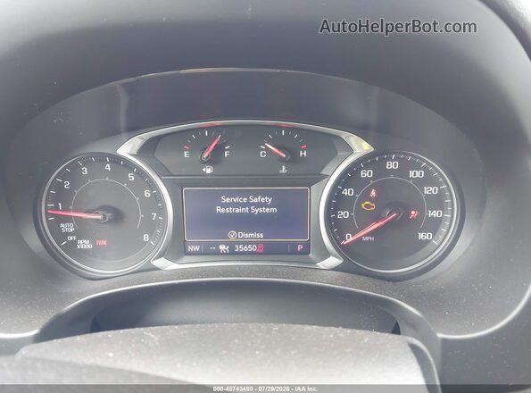 3GKALPEVXLL305784 2020 GMC TERRAIN Silver Vista de los asientos traseros