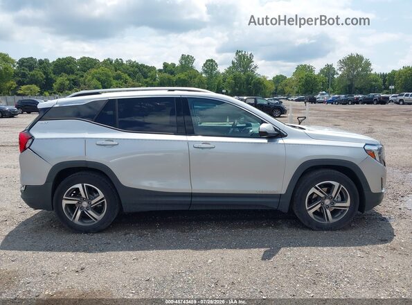 3GKALPEVXLL305784 2020 GMC TERRAIN Silver Vista interior trasera