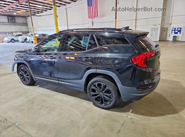 3GKALPEVXML350421 2021 GMC TERRAIN Черный Задняя левая четверть