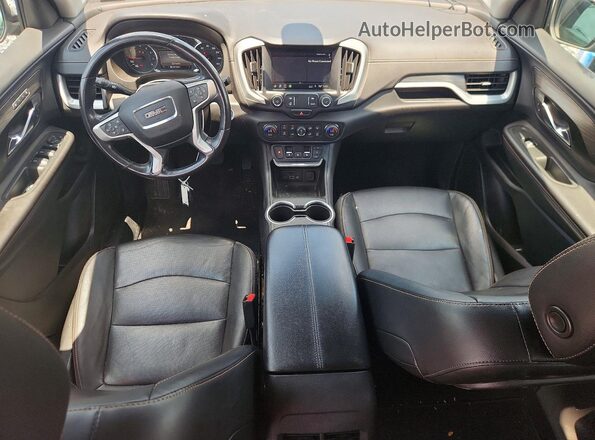 3GKALPEVXML350421 2021 GMC TERRAIN Черный Вид панели приборов
