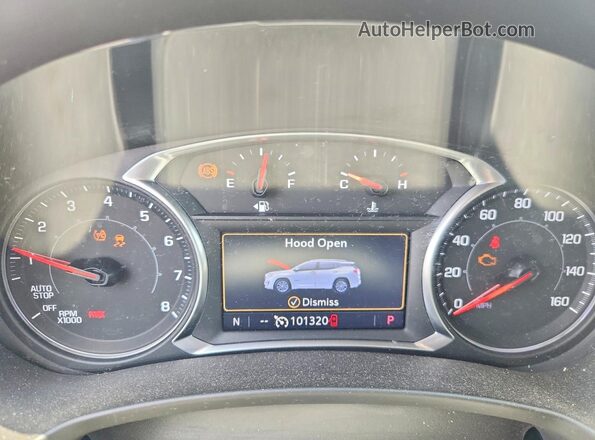 3GKALPEVXML350421 2021 GMC TERRAIN Черный Вид щитка приборов