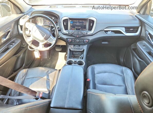 3GKALPEVXML375240 2021 GMC TERRAIN Black წინა პანელის ხედი