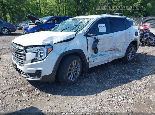 3GKALPEVXNL116801 2022 GMC TERRAIN Белый Передняя левая четверть