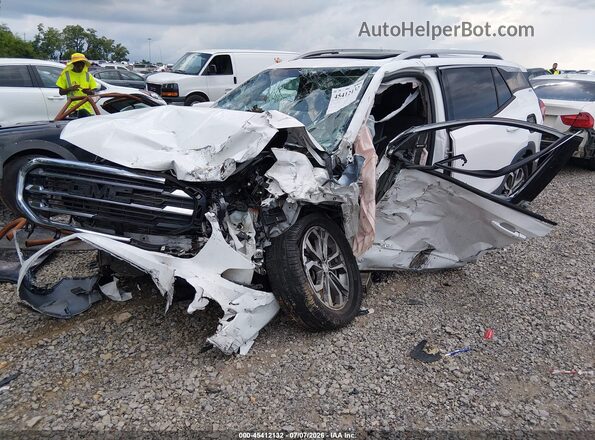 3GKALPEX2JL272603 2018 GMC TERRAIN White Առջևի ձախ երեք քառորդ տեսարան