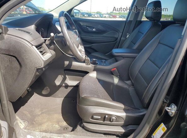 3GKALPEX2JL286176 2018 GMC TERRAIN Black წინა სალონის ხედი
