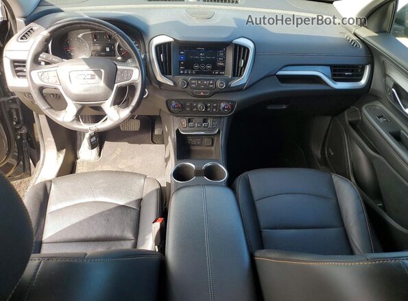 3GKALPEX2JL286176 2018 GMC TERRAIN Black წინა პანელის ხედი