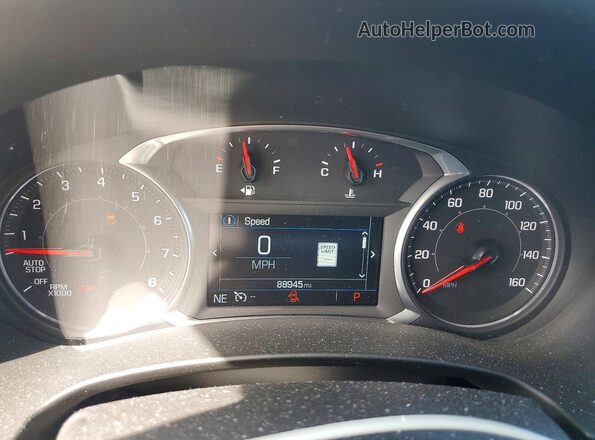 3GKALPEX2JL286176 2018 GMC TERRAIN Black ხელსაწყოთა პანელის ხედი