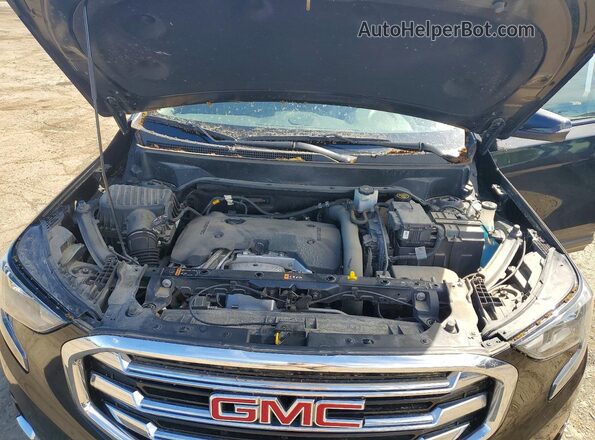 3GKALPEX2JL286176 2018 GMC TERRAIN Black ძრავის განყოფილების ხედი