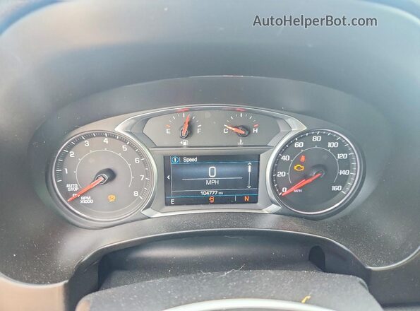 3GKALPEX3JL168766 2018 GMC TERRAIN Black Instrument cluster view