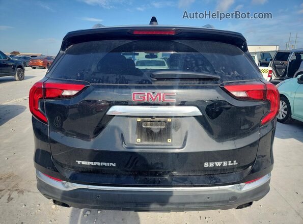 3GKALPEX3JL168766 2018 GMC TERRAIN Black Rear view